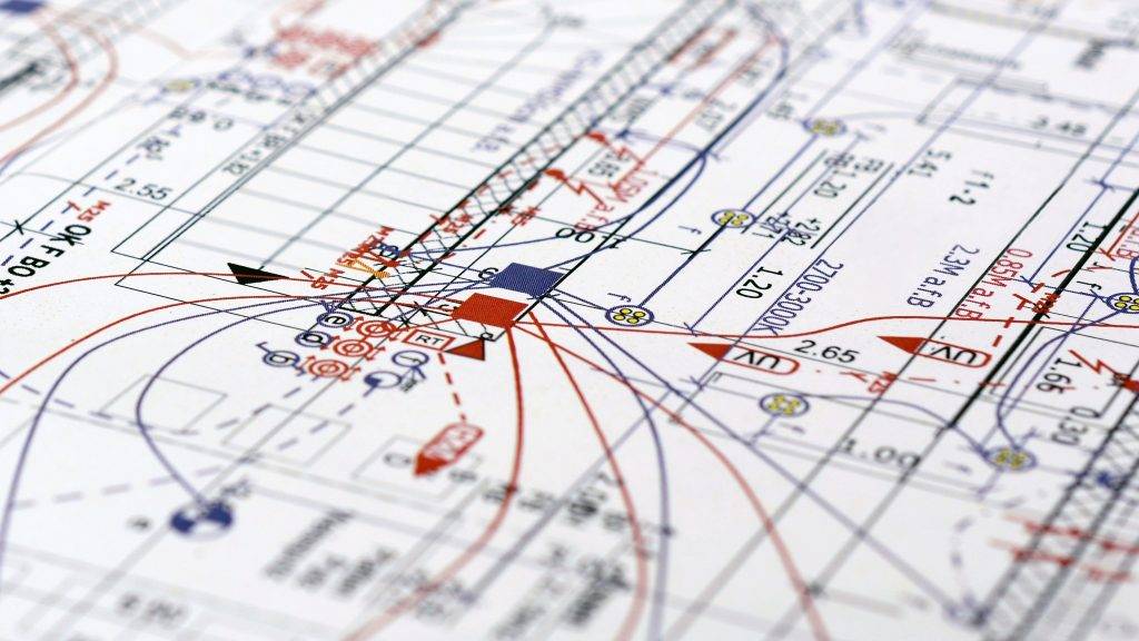 Elektronischer Plan